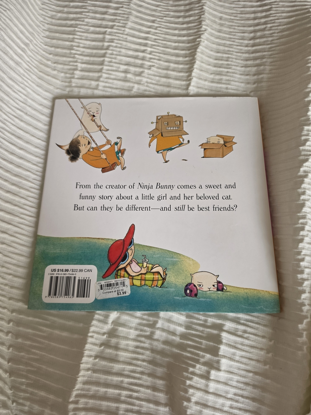 Me and Mr. Fluffernutter Children's Picture Book - White/Pink/Orange Cover - Picture 2 of 2